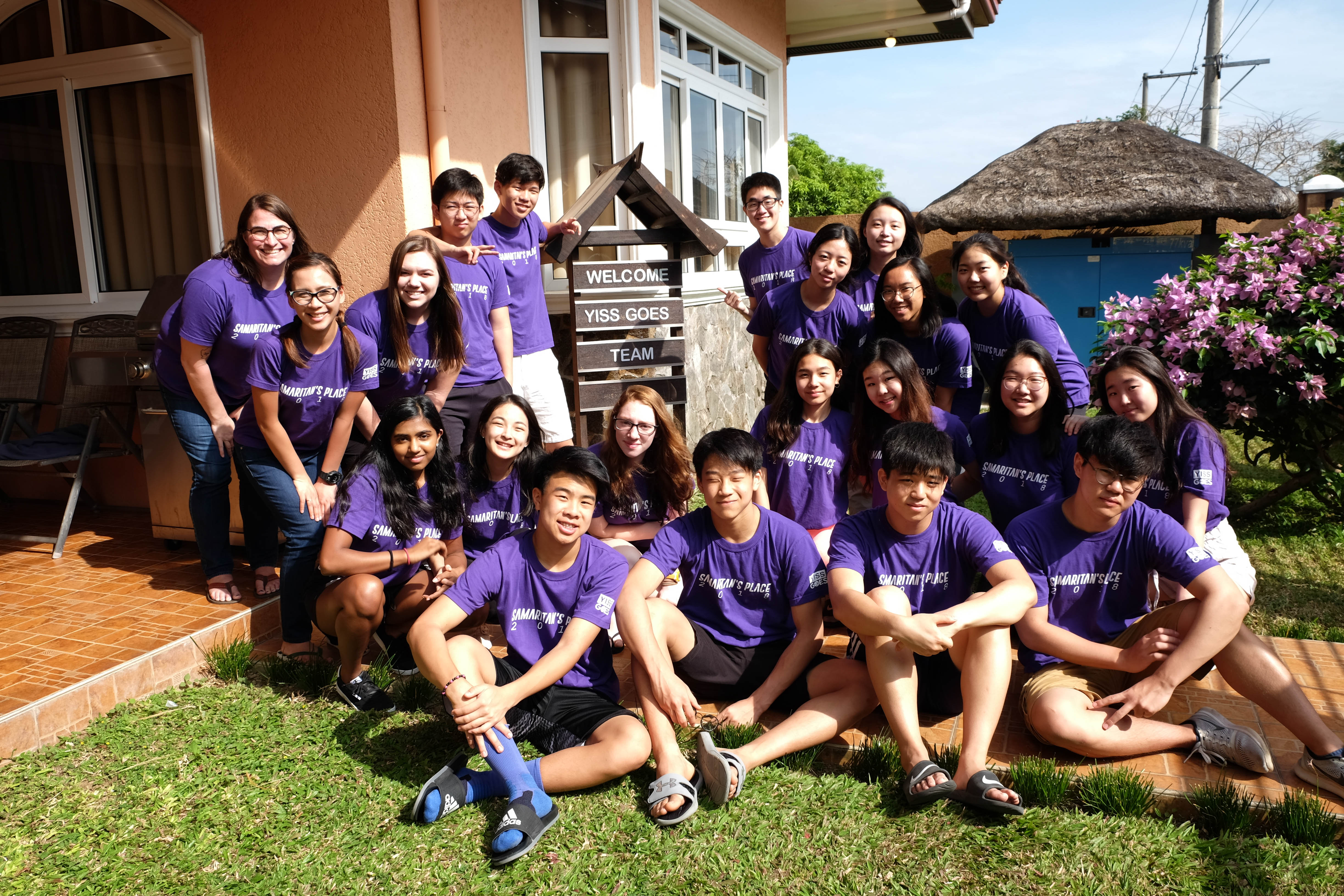 Group of high school students took a trip to Manila for a service project